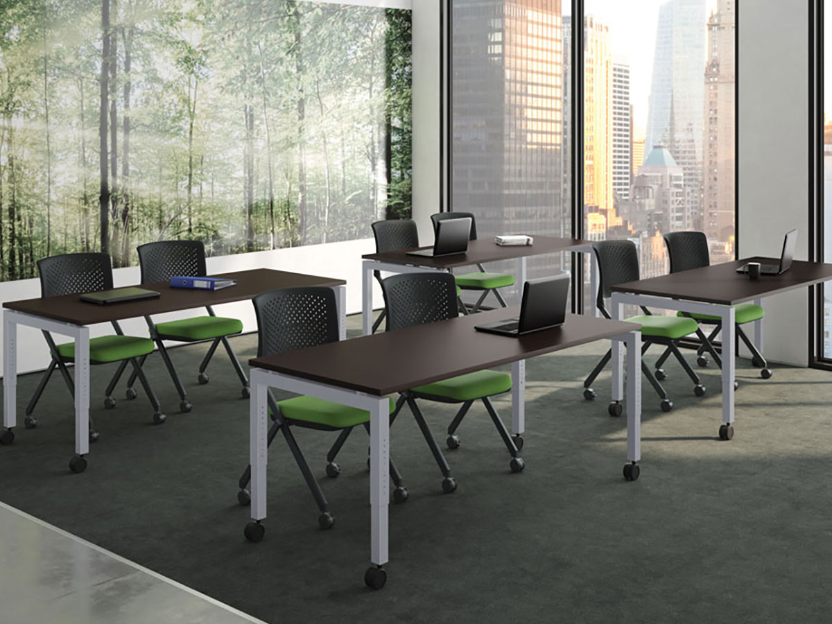 Training Table Collection - Height Adjustable Leg - Image 2